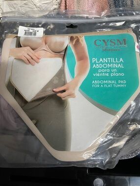 CYSM Beige Abdominal Pad Shaper – Smooth Tummy Support